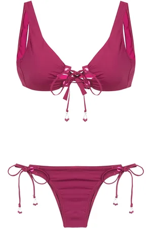AMIR SLAMA Lace up bikini