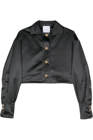 Patou Satin cropped jacket