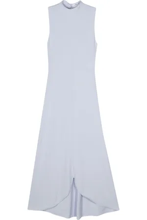 Courrèges Logo-embroidered maxi dress