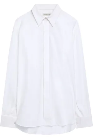 DRIES VAN NOTEN Classic-collar cotton shirt