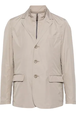 HERNO Byron layered single-breasted blazer