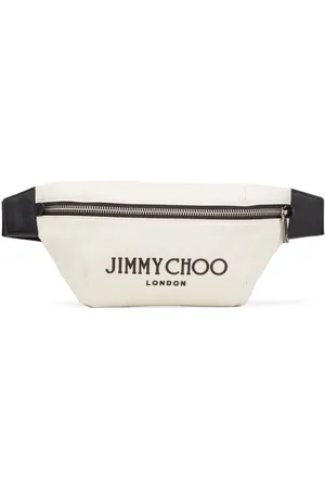 Jimmy Choo Finsley logo-lettering belt bag