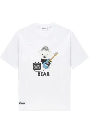 Chocoolate Bear-print cotton T-shirt