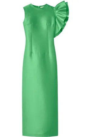 Destree Franz ruffled-detail midi dress