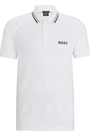 HUGO BOSS X Matteo Berrettini jacquard-jersey polo shirt