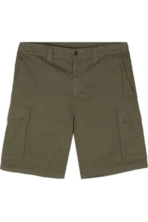 Woolrich Mid-rise cotton cargo shorts