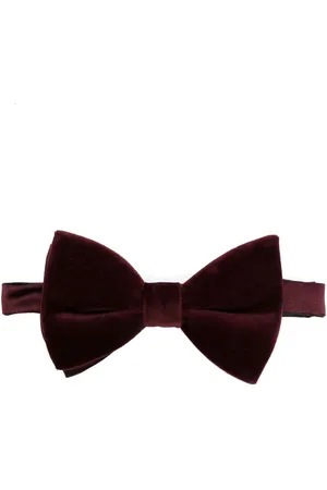 Fursac Adjustable velvet bow tie