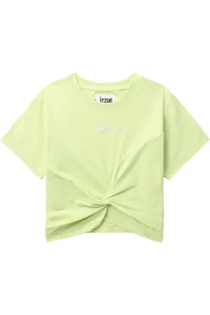 Izzue Twist-detail cotton T-shirt