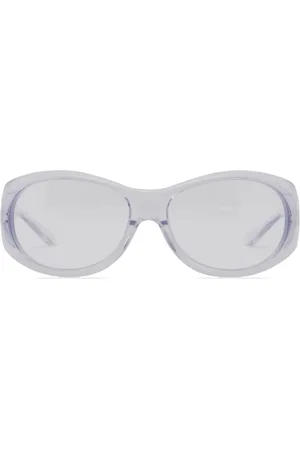 Courrèges Hybrid 01 oval-frame sunglasses