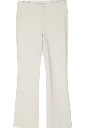 Vince Mid-rise flared trousers