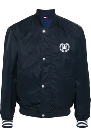 Tommy Hilfiger Logo-embroidered bomber jacket