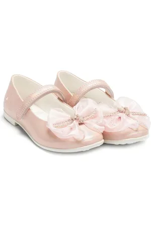 Lelli Kelly Bow-detail touch-strap ballerina shoes