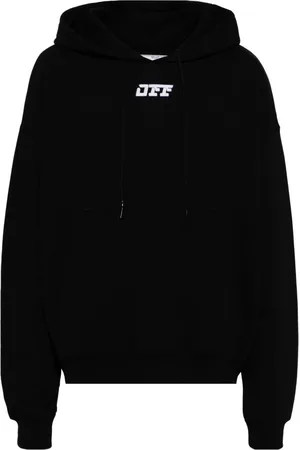 OFF-WHITE Logo-print cotton hoodie
