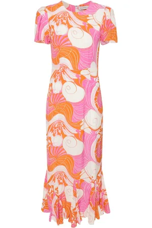 Rhode Lulani printed midi dress