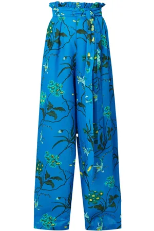 Erdem Floral-print wide-leg trousers