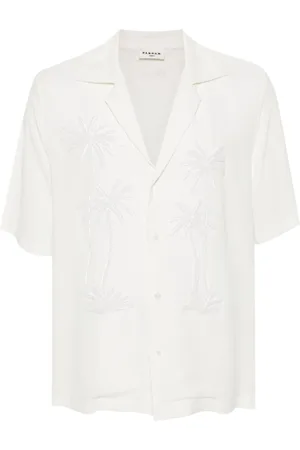 P.A.R.O.S.H. Palm-tree embellished shirt