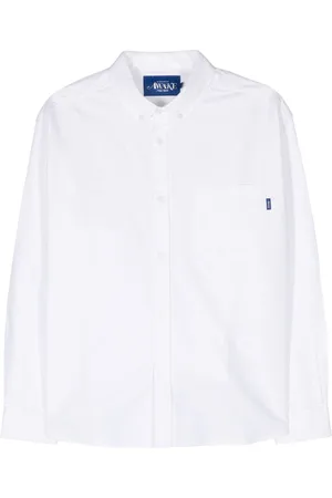 AWAKE NY Button-down collar cotton shirt