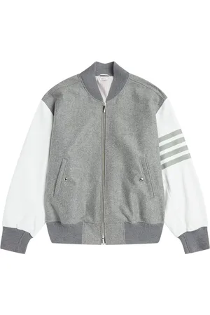 Thom Browne 4-Bar stripe bomber jacket