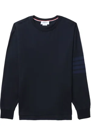 Thom Browne 4-Bar stripe cotton T-shirt