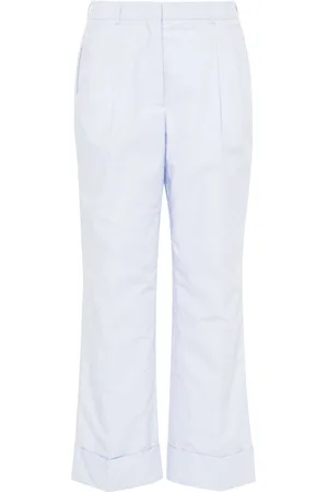 OFFICINE GENERALE Willow high-waist straight trousers