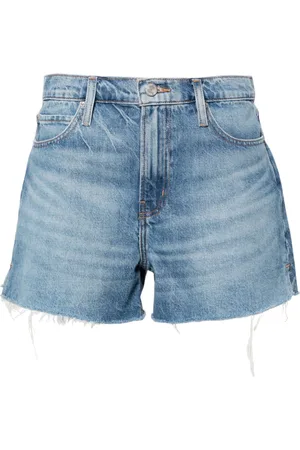 Frame Vintage raw-cut denim shorts