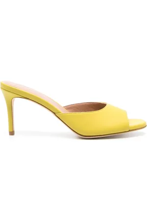 Scarosso 75mm Lohan leather mules