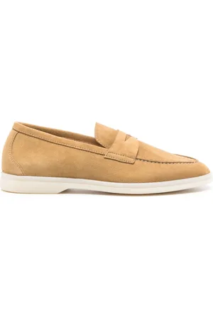 Scarosso Luciana suede penny loafers