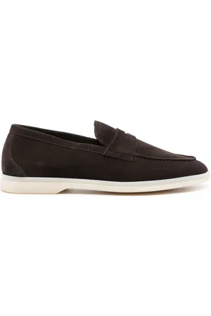 Scarosso Luciana suede penny loafers