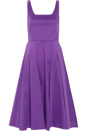 BLANCA Aesculus flared midi dress