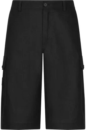 Dolce & Gabbana Straight-leg linen cargo shorts