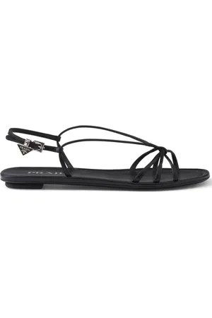 Prada Flat leather sandals