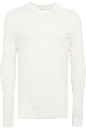 ELEVENTY Open-knit cotton jumper