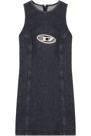 Diesel Oval D denim mini dress