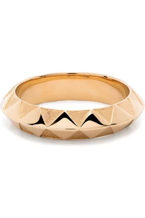 HARWELL GODFREY 18kt yellow Knife Edge band ring