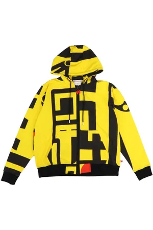 WALTER VAN BEIRENDONCK Graphic-print zip-up hoodie