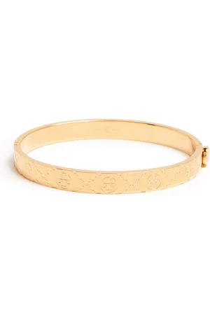 Tory Burch T Monogram hinge bracelet