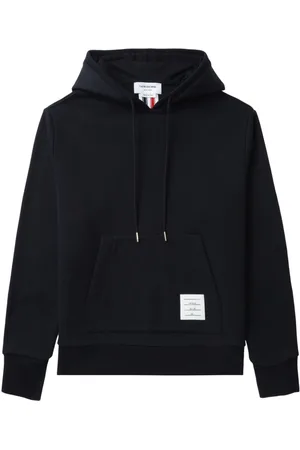 Thom Browne RWB stripe loopback hoodie