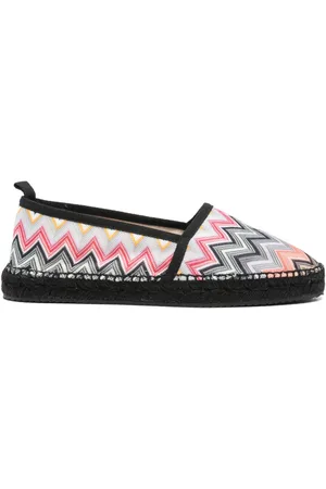 Missoni Chevron-knit espadrilles