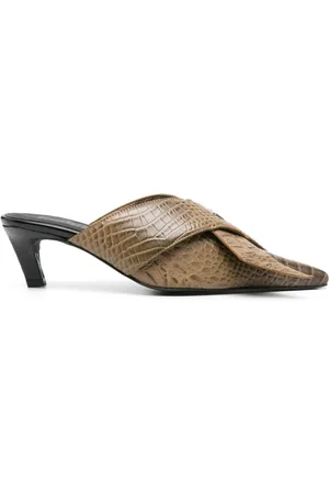 Kennel & Schmenger Zina 60mm croc-embossed mules
