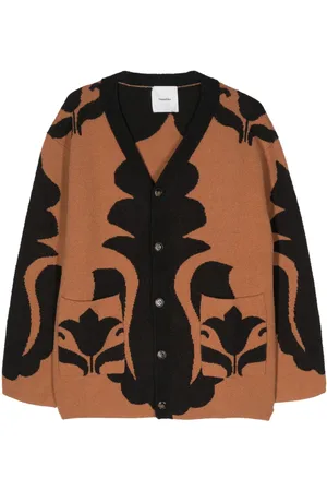 Nanushka Boan patterned-jacquard cardigan