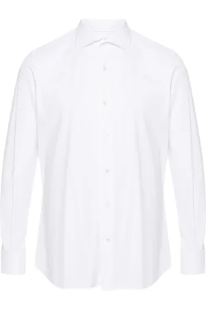 Glanshirt Long-sleeve stretch-jersey shirt