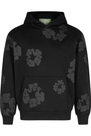 DENIM TEARS Cotton Wreath-print hoodie