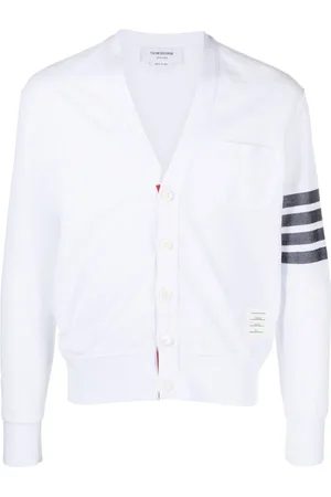 Thom Browne 4-Bar cotton cardigan