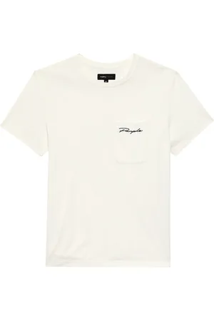 Purple Brand Script Pocket " " T-shirt