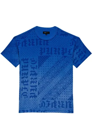 Purple Brand Logo-print cotton T-shirt