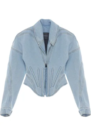 MUGLER Corset-style denim jacket