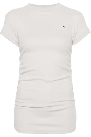 Elena Velez Ruched jersey T-shirt