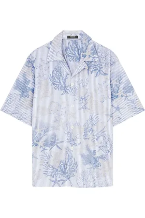 VERSACE Barocco Sea striped shirt