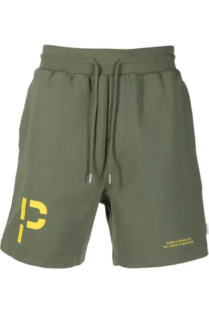 Purple Brand Logo print track shorts