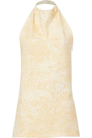 Proenza Schouler Theda abstract-pattern print top